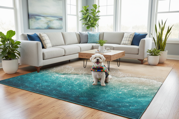 Coastal Rug Ocean Forward with Tabitha
