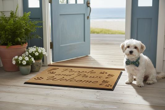 Front Door with Pup