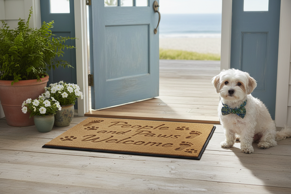 Front Door with Pup
