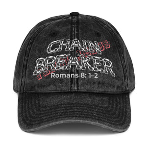 Vintage Cotton “Chain Breaker” Twill Cap